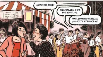 page spread from the YA novel Lunar New Year Love Story