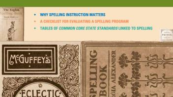 Why Teach Spelling?